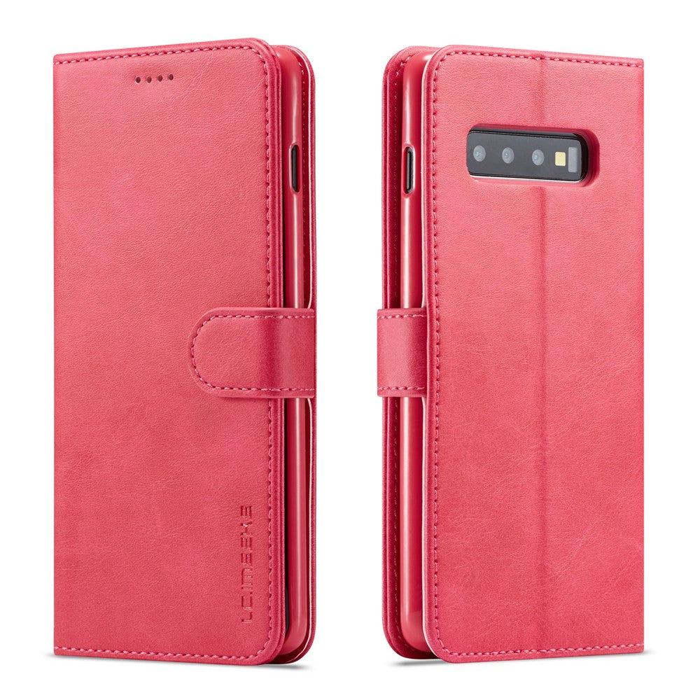 LC.IMEEKE PU Leather Wallet Case - For Samsung Galaxy S10+