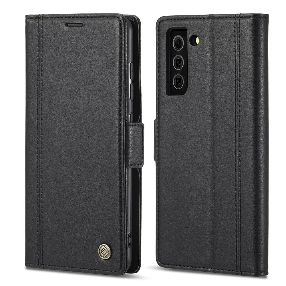 LC.IMEEKE Flip Premium PU Leather Multi-Function Magnetic Suction Stand Phone Case - For Samsung Galaxy S21+