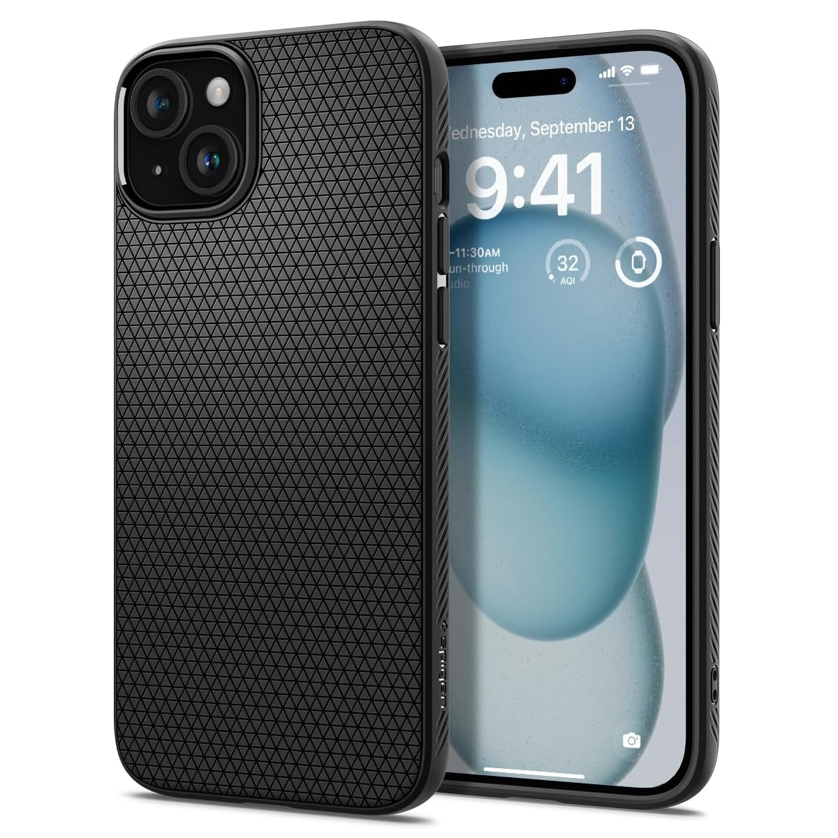 Spigen Liquid Air Phone Case - For iPhone 15 - mosaccessories