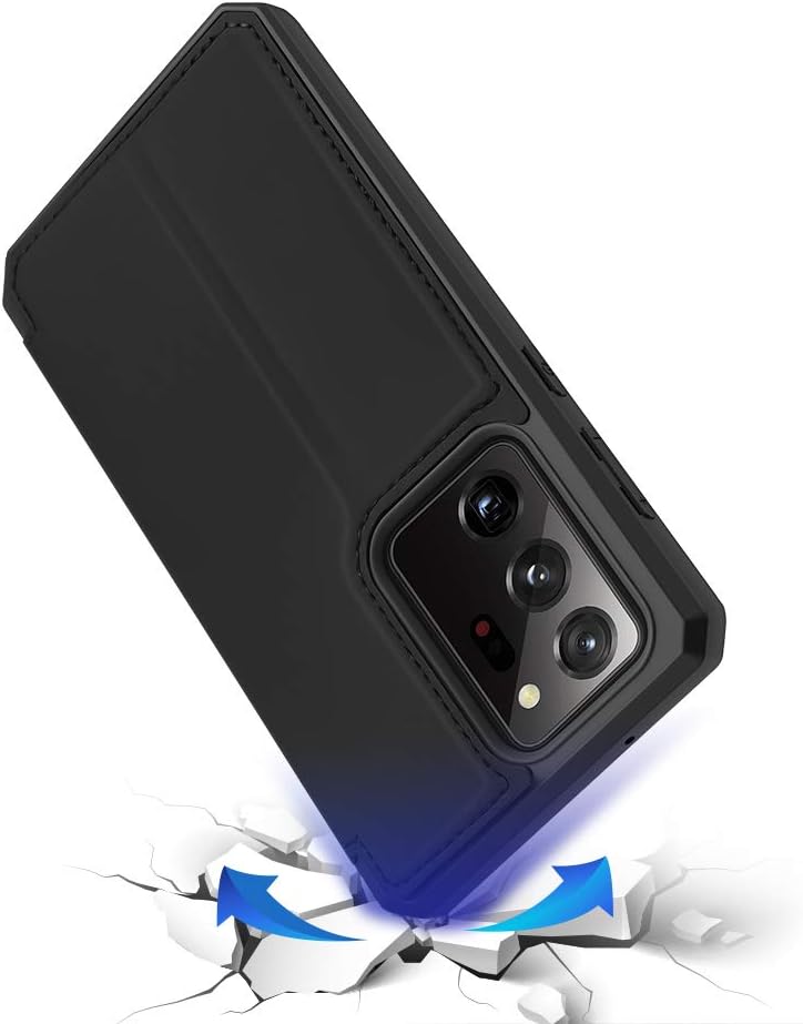 Dux Ducis Skin X Leather Flip Black Case - For Samsung Galaxy Note 20 Ultra - mosaccessories