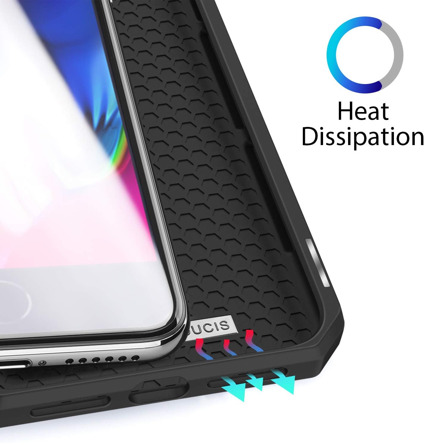 Dux Ducis Skin X Leather Flip Black Case - For iPhone SE (20/22) / 8 / 7 - mosaccessories