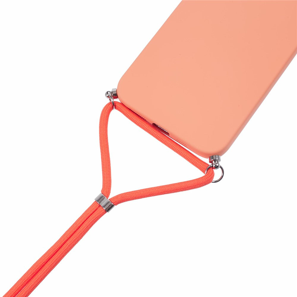 TPU Crossbody Phone Case with Necklace Cord Strap - For iPhone 16