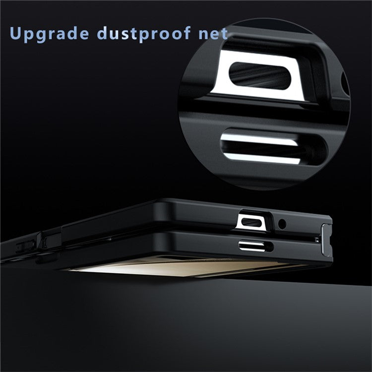 Transparent Black Matte Case with MagSafe TPU+PC Phone Cover - For Samsung Galaxy Z Fold6