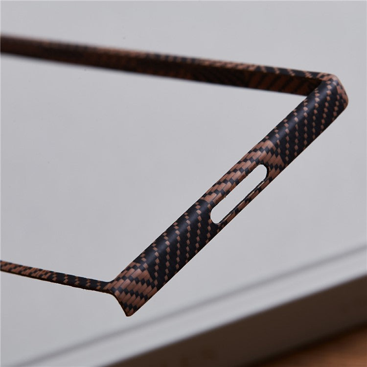 Chessboard Pattern Aramid Fiber Case Compatible with MagSafe Phone Cover - For Samsung Galaxy Z Fold6