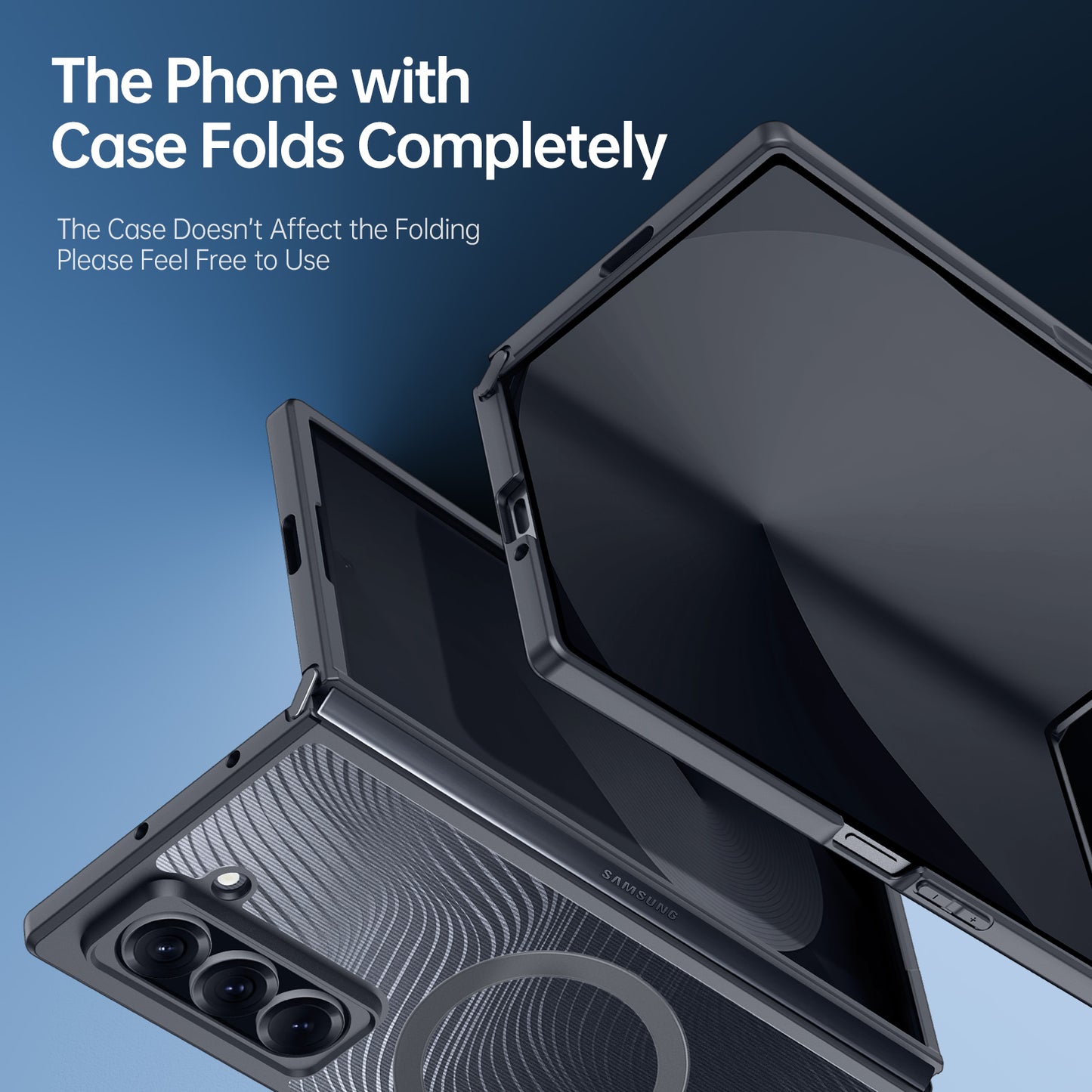 Dux Ducis Aimo Series Case Compatible with MagSafe PC+TPU Slim Cover (REACH Certification) - For Samsung Galaxy Z Fold Special