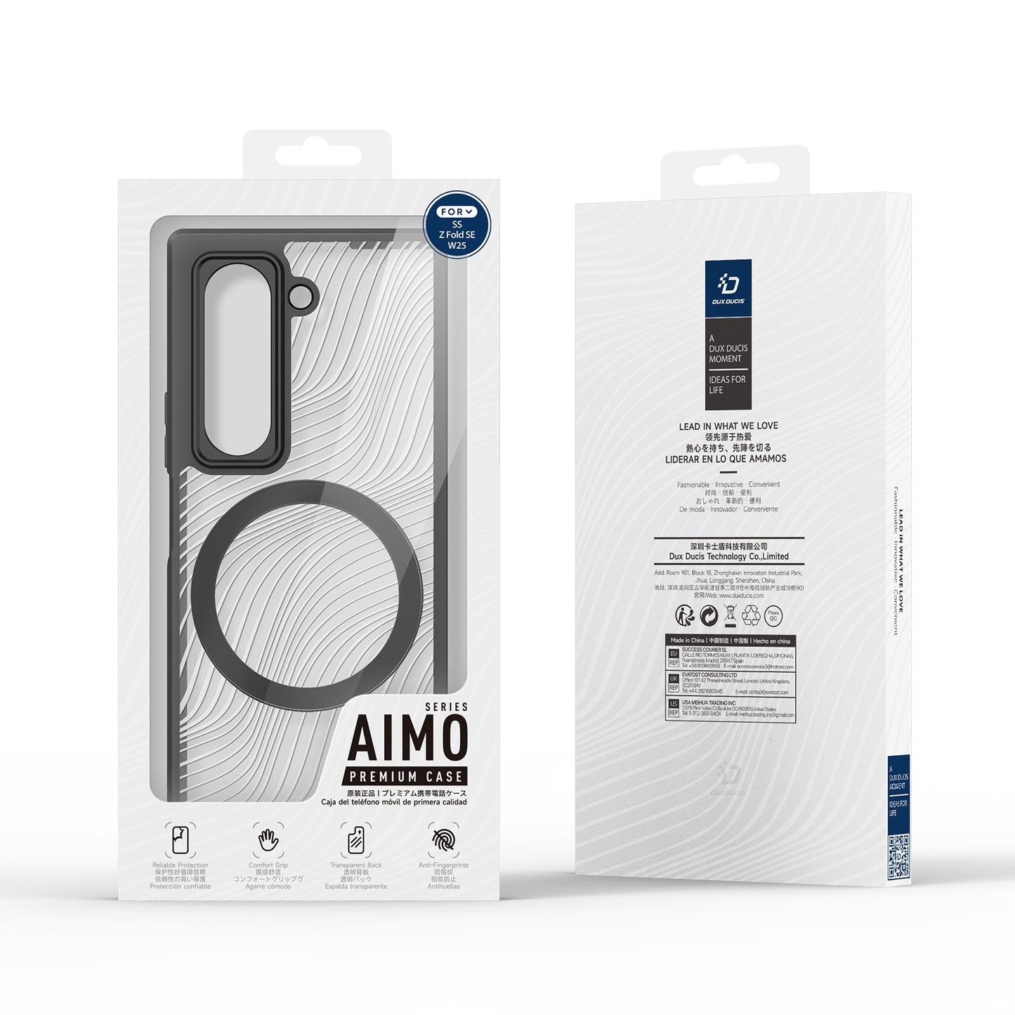Dux Ducis Aimo Series Case Compatible with MagSafe PC+TPU Slim Cover (REACH Certification) - For Samsung Galaxy Z Fold Special