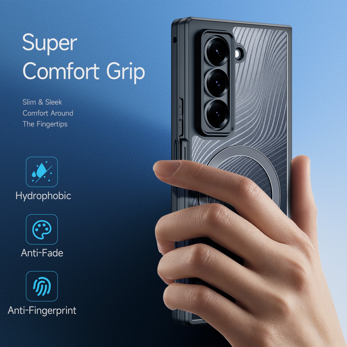 Dux Ducis Aimo Series Case Compatible with MagSafe PC+TPU Slim Cover (REACH Certification) - For Samsung Galaxy Z Fold Special