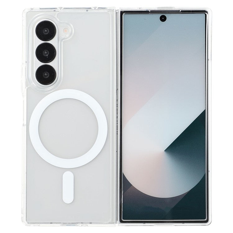 Clear Case Compatible with MagSafe TPU + Acrylic Phone Cover - For Samsung Galaxy Fold6