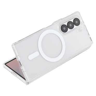 Clear Case Compatible with MagSafe TPU + Acrylic Phone Cover - For Samsung Galaxy Fold6