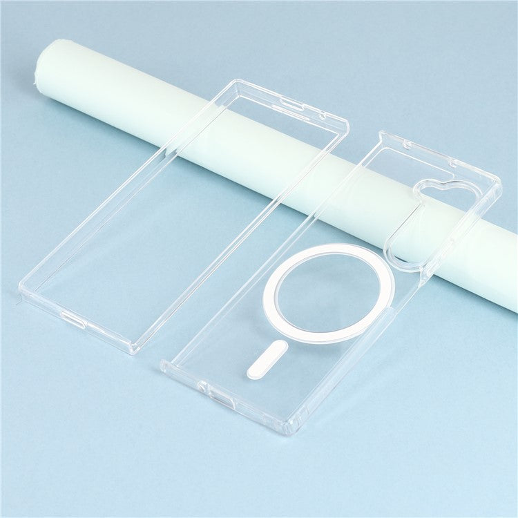 Clear Case Compatible with MagSafe TPU + Acrylic Phone Cover - For Samsung Galaxy Fold6
