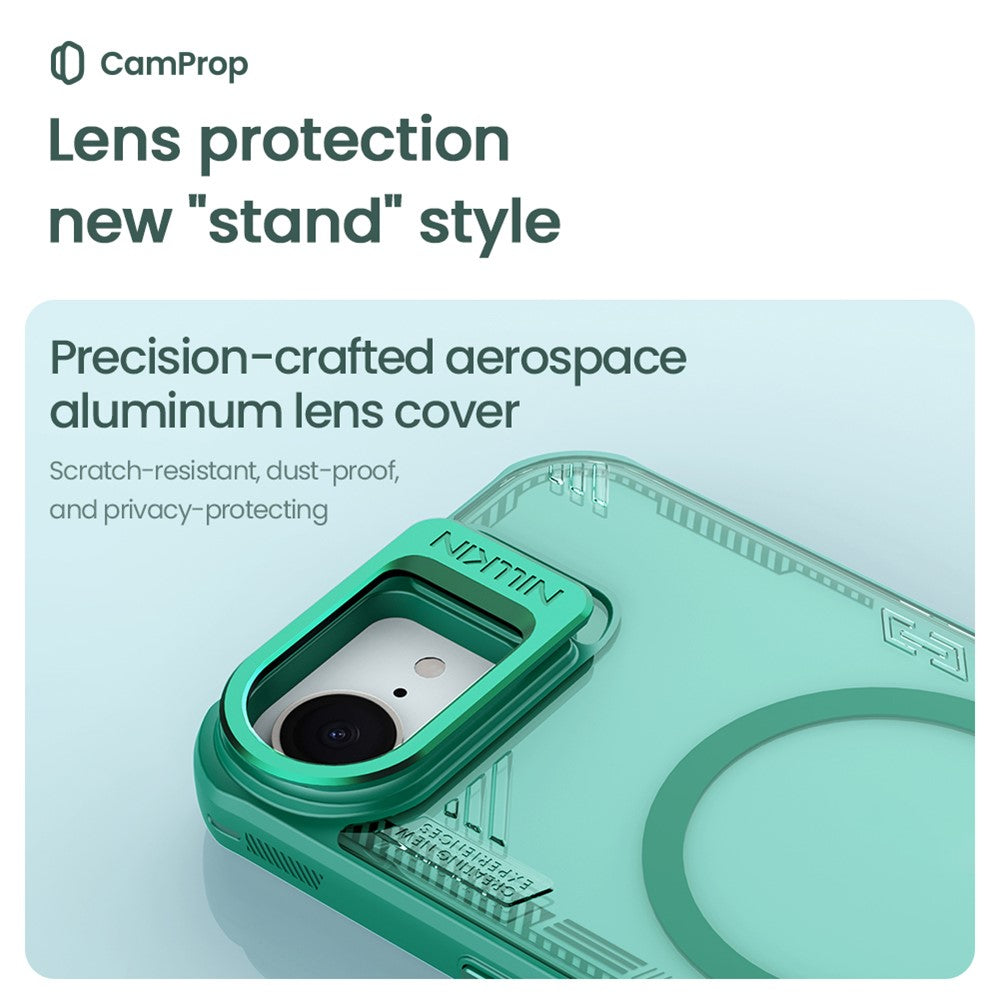 Nillkin Iceblade CamProp MagSafe Case PC TPU Cover - For iPhone 16e