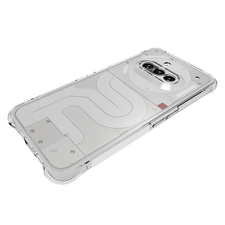 TPU Phone Case Non Slip Clear Mobile Phone Cover - For Nothing Phone (3a)