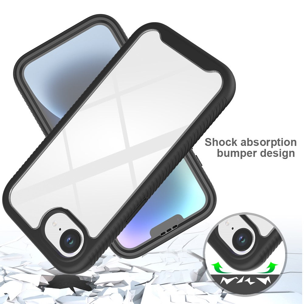 Front & Back PC + TPU Clear Case - For iPhone 16e