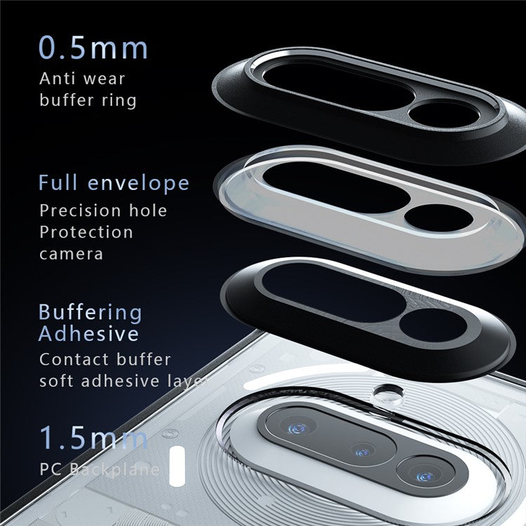 Drop Proof TPU + PC Matte Back Case Phone Cover - For Nothing Phone (3a)