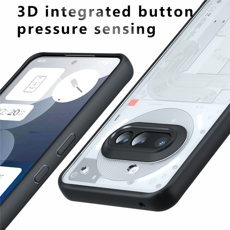 Drop Proof TPU + PC Matte Back Case Phone Cover - For Nothing Phone (3a)