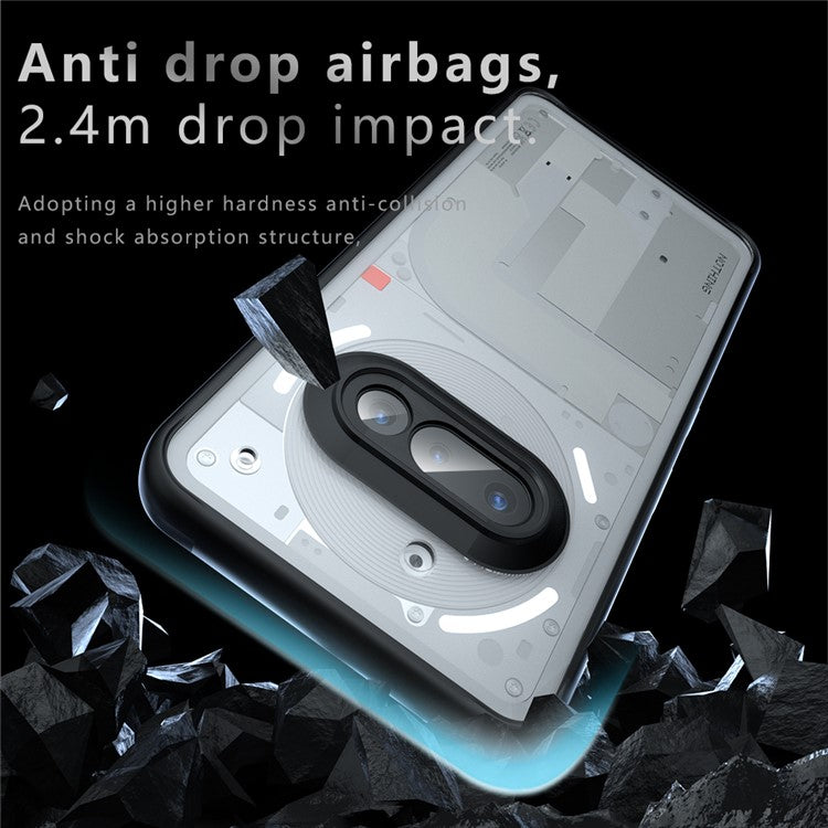 Drop Proof TPU + PC Matte Back Case Phone Cover - For Nothing Phone (3a)