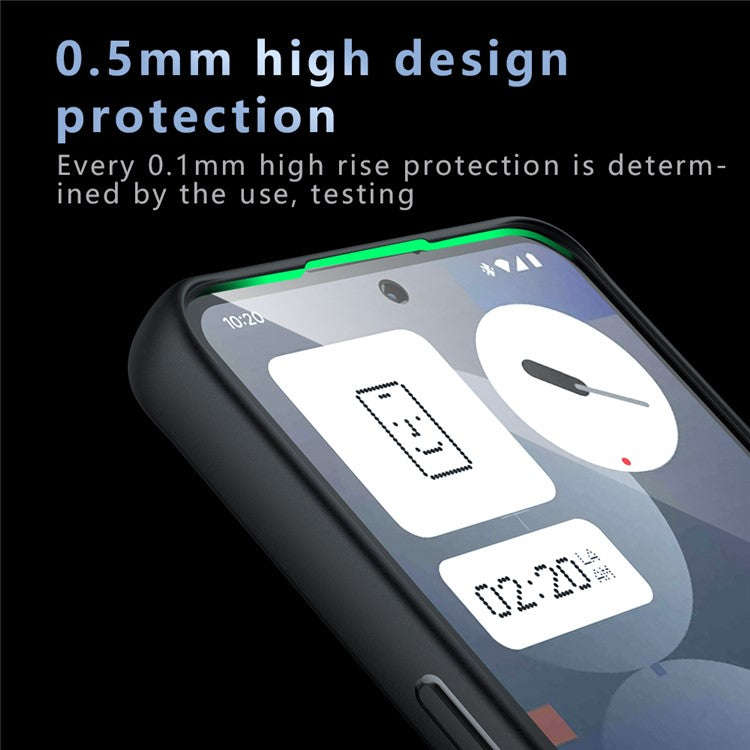 Drop Proof TPU + PC Matte Back Case Phone Cover - For Nothing Phone (3a)