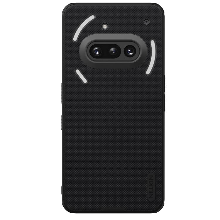 Nillkin Frosted Shield Pro Case Compatible with MagSafe PC + TPU Black Phone Cover - For Nothing Phone (3a)