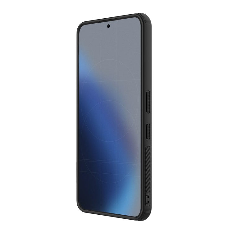 Nillkin Frosted Shield Pro Case Compatible with MagSafe PC + TPU Black Phone Cover - For Nothing Phone (3a)
