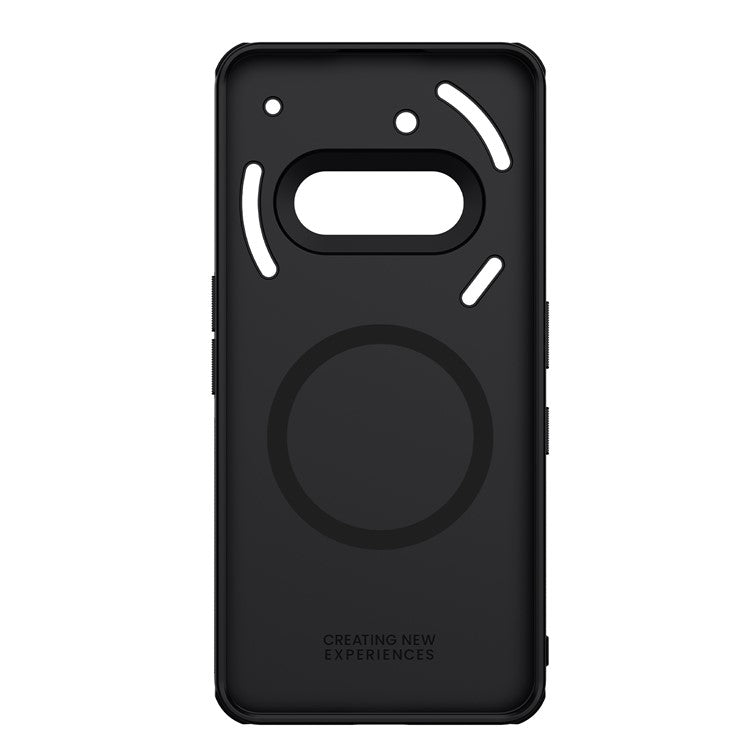 Nillkin Frosted Shield Pro Case Compatible with MagSafe PC + TPU Black Phone Cover - For Nothing Phone (3a)