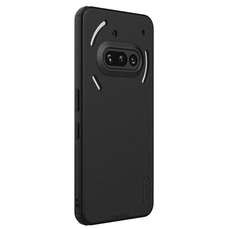 Nillkin Frosted Shield Pro Case Compatible with MagSafe PC + TPU Black Phone Cover - For Nothing Phone (3a)