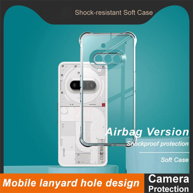 Imak TPU Phone Case Clear Airbag Shockproof Protection - For Nothing Phone (3a)