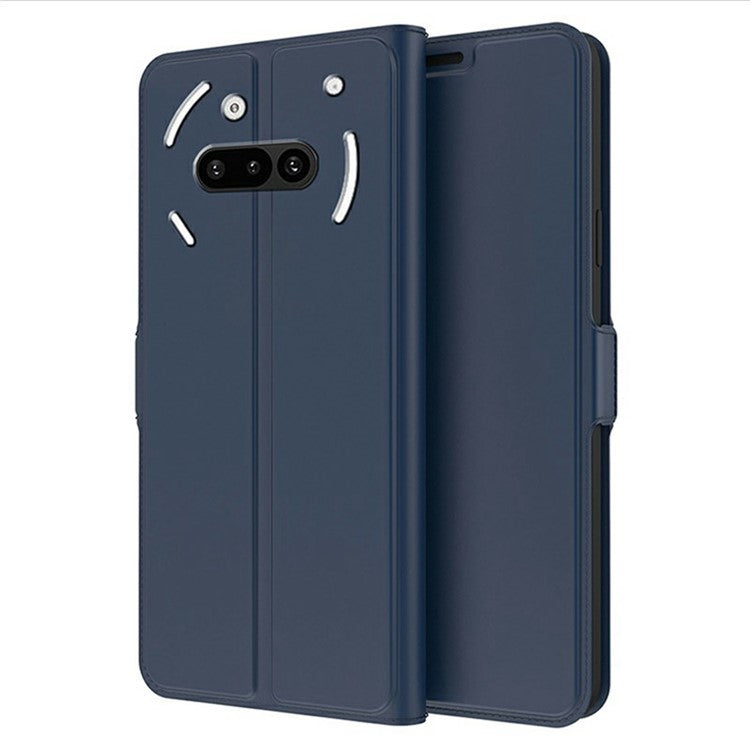 Shockproof TPU Case Inner Shell PU Leather Phone Cover Card Slot - For Nothing Phone (3a)