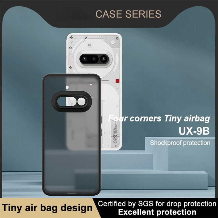 Imak UX-9B Series Case Tiny Airbag PC + TPU Matte Phone Cover - For Nothing Phone (3a)