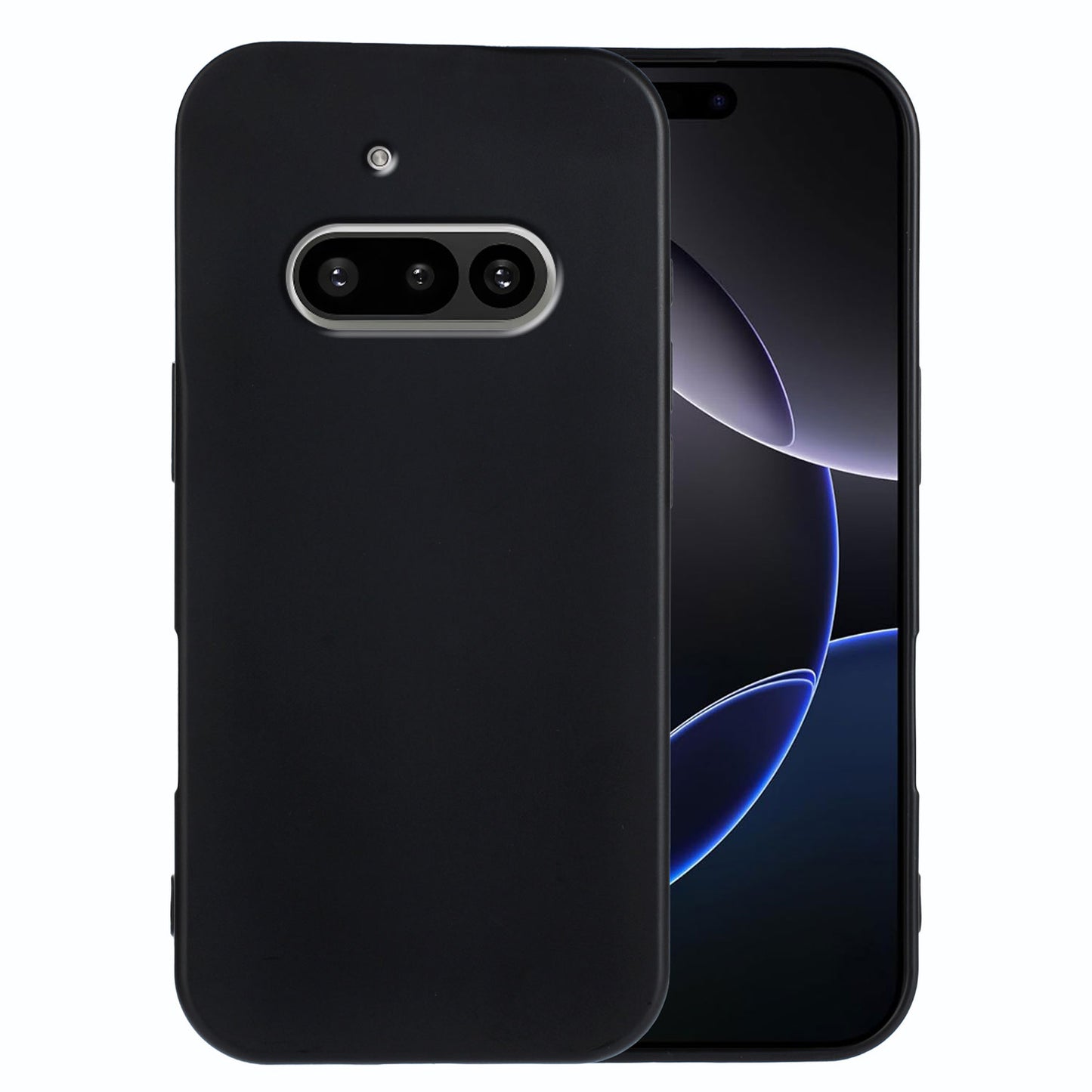 TPU Case Soft Matte Anti-fingerprint Phone Back Cover - For Nothing Phone (3a)