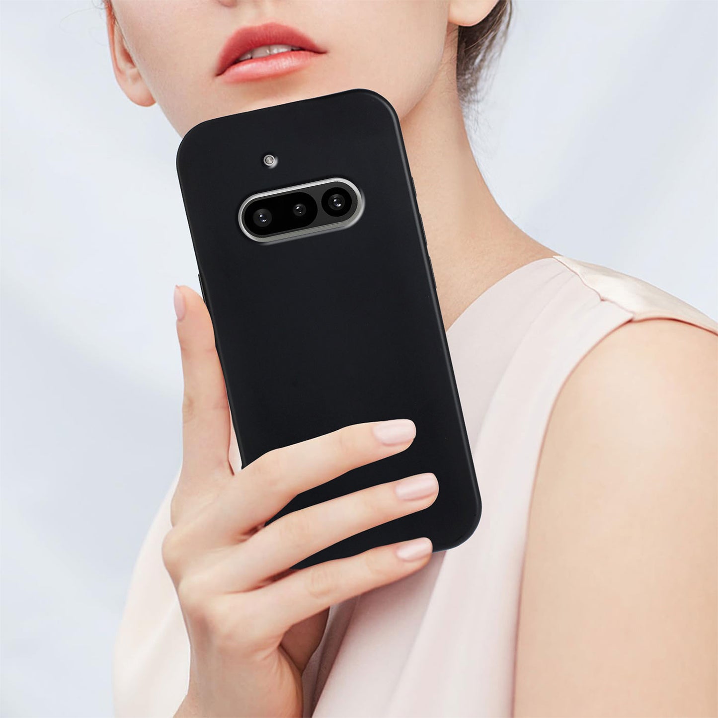 TPU Case Soft Matte Anti-fingerprint Phone Back Cover - For Nothing Phone (3a)