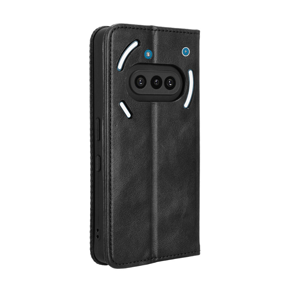 Retro PU Leather Case Phone Wallet Stand Cover - For Nothing Phone (3a)