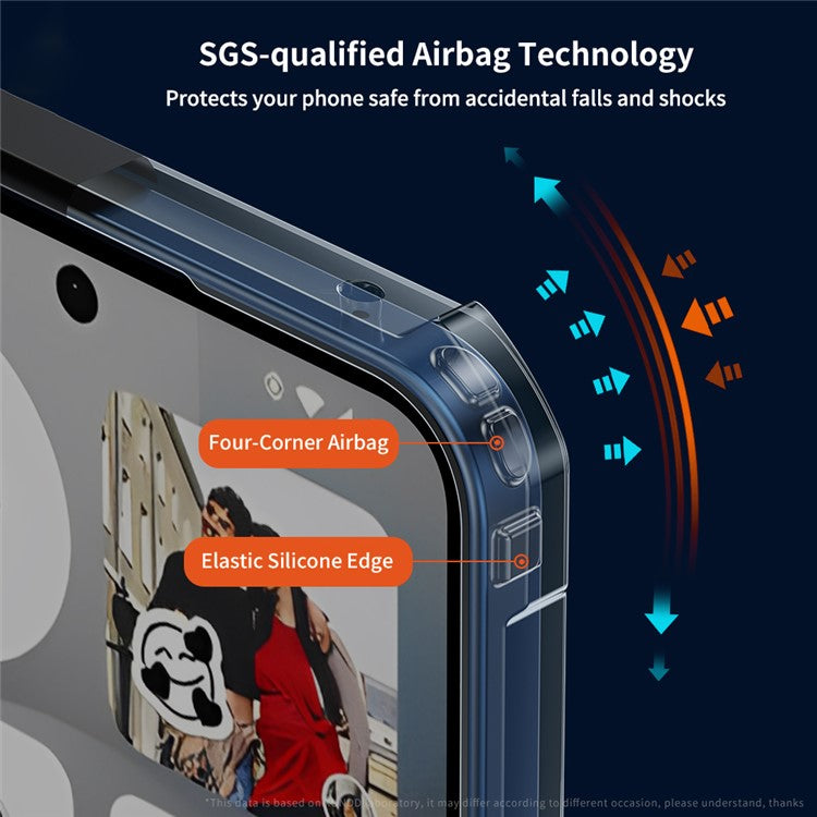 XUNDD Dropproof TPU + Acrylic Clear Back Phone Case - For Nothing Phone (3a)