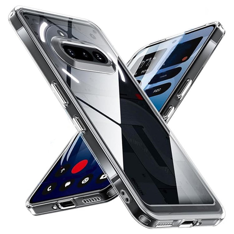 Clear TPU Case Shockproof Phone Cover - For Nothing Phone (3a)