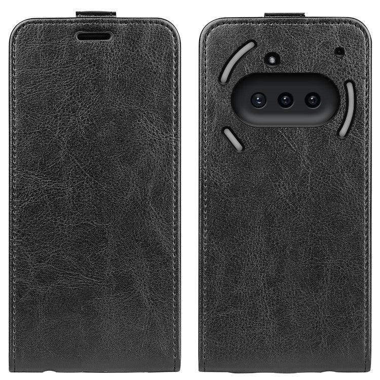 Case with Card Slots Vertical Flip PU Leather Phone Cover - For Nothing Phone (3a)