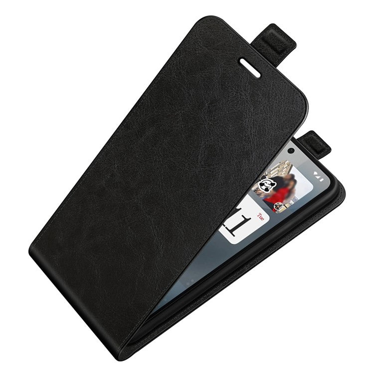 Case with Card Slots Vertical Flip PU Leather Phone Cover - For Nothing Phone (3a)