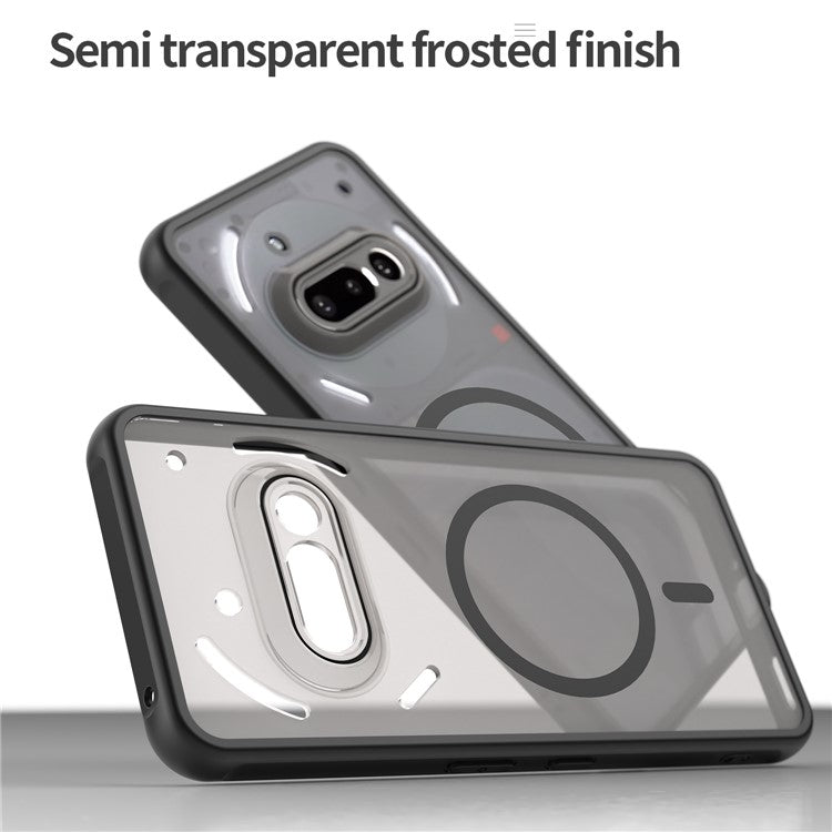 Anti Drop PC + TPU Case Compatible with MagSafe Phone Cover - For Nothing Phone (3a)