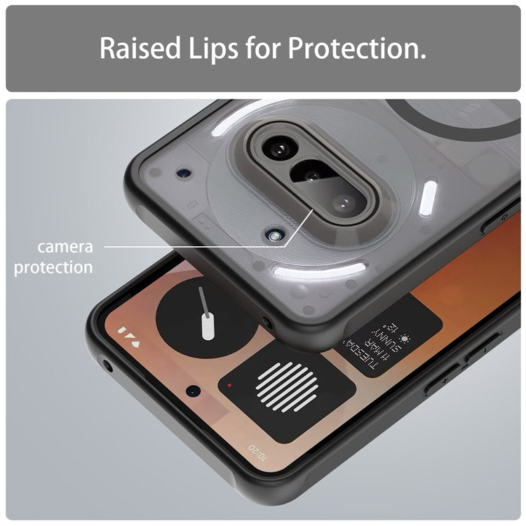 Anti Drop PC + TPU Case Compatible with MagSafe Phone Cover - For Nothing Phone (3a)