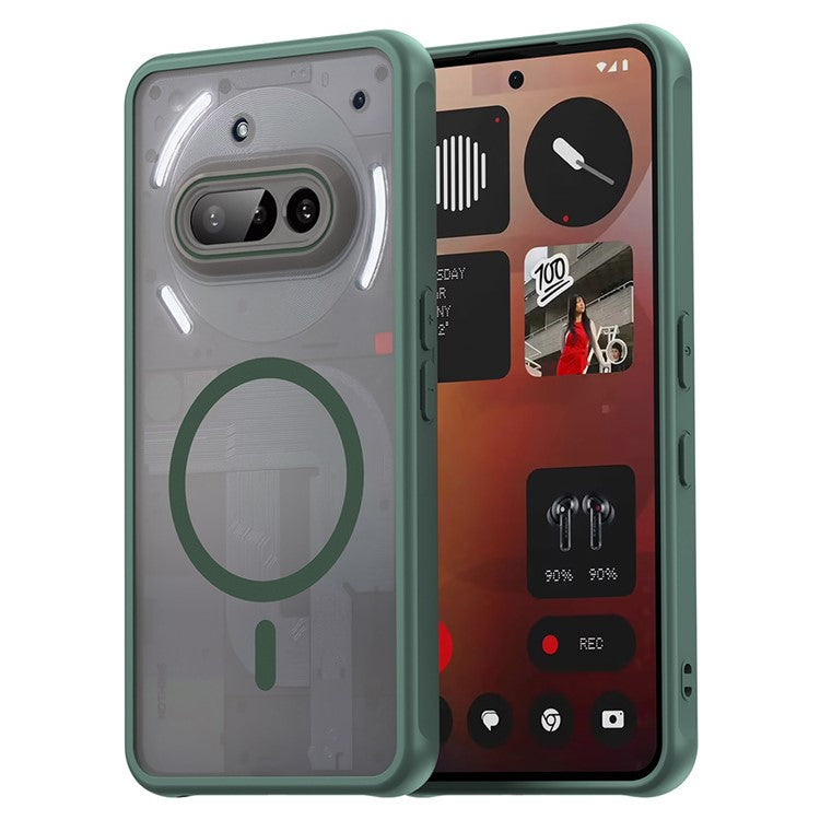 Anti Drop PC + TPU Case Compatible with MagSafe Phone Cover - For Nothing Phone (3a)