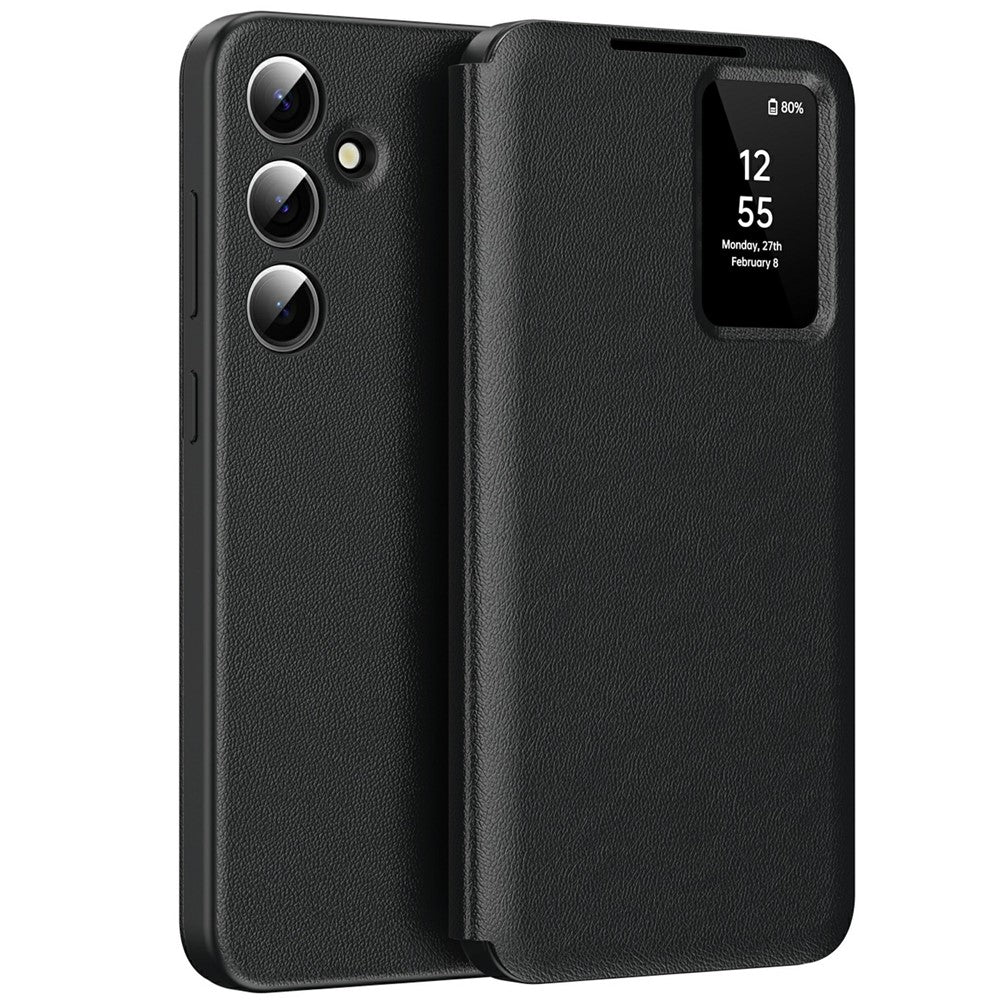 View Window PU Leather Wallet Case - For Samsung Galaxy A56