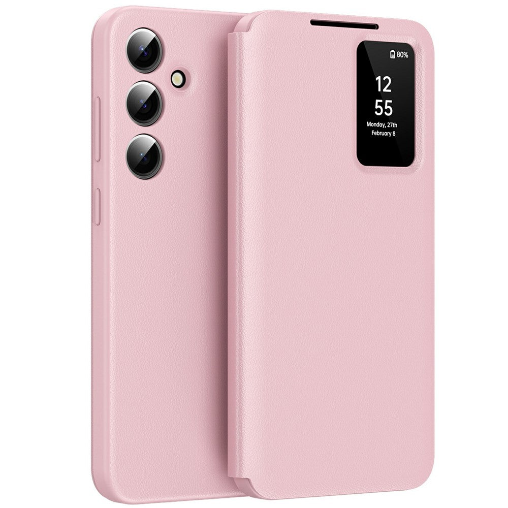 View Window PU Leather Wallet Case - For Samsung Galaxy A56