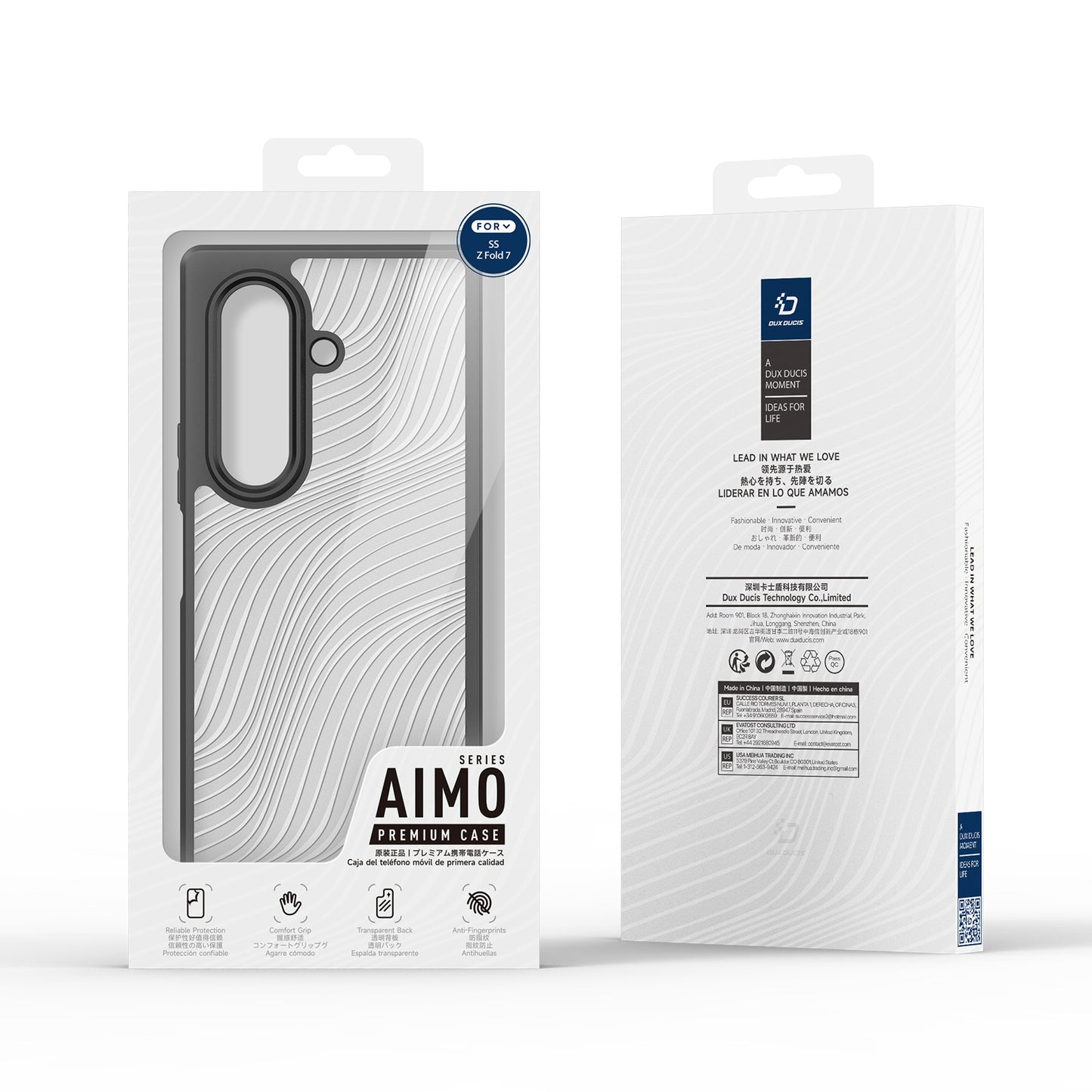 Dux Ducis Aimo Series TPU+PC Matte Phone Cover Case (REACH Certification) - For Samsung Galaxy Z Fold7
