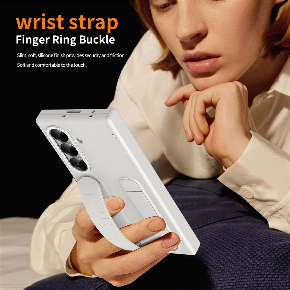 Kickstand Wristband Hard PC Phone Cover Case - For Samsung Galaxy Z Fold7