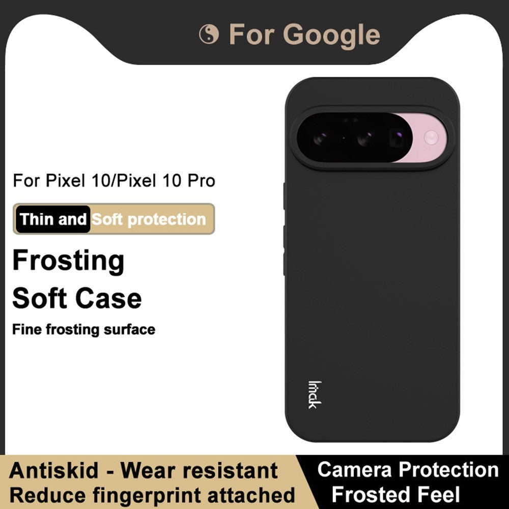 Imak UC-3 Series Matte Soft TPU Black Case - For Google Pixel 10 / 10 Pro