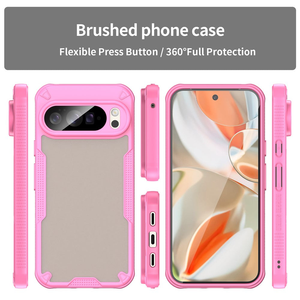 PC + TPU Semi-Transparent Frosted Finish Case - For Google Pixel 10 Pro XL