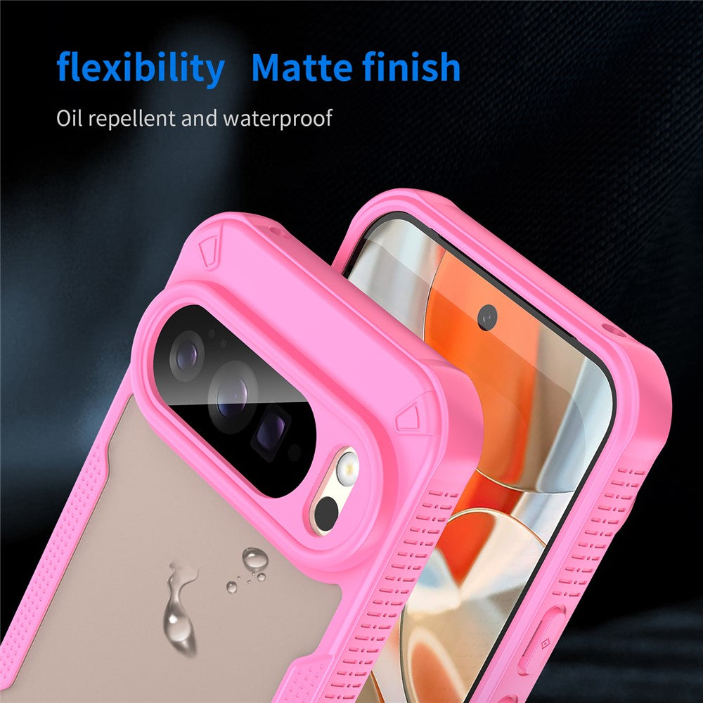 PC + TPU Semi-Transparent Frosted Finish Case - For Google Pixel 10 Pro XL