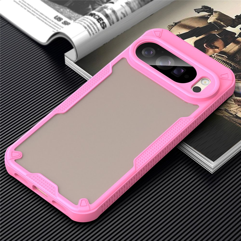 PC + TPU Semi-Transparent Frosted Finish Case - For Google Pixel 10 Pro XL