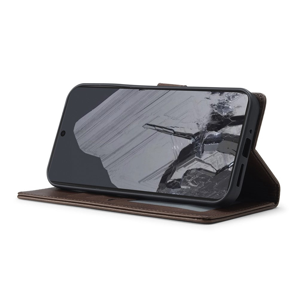 LC.IMEEKE Calf Texture PU Leather Wallet Case - For Google Pixel 10 Pro XL