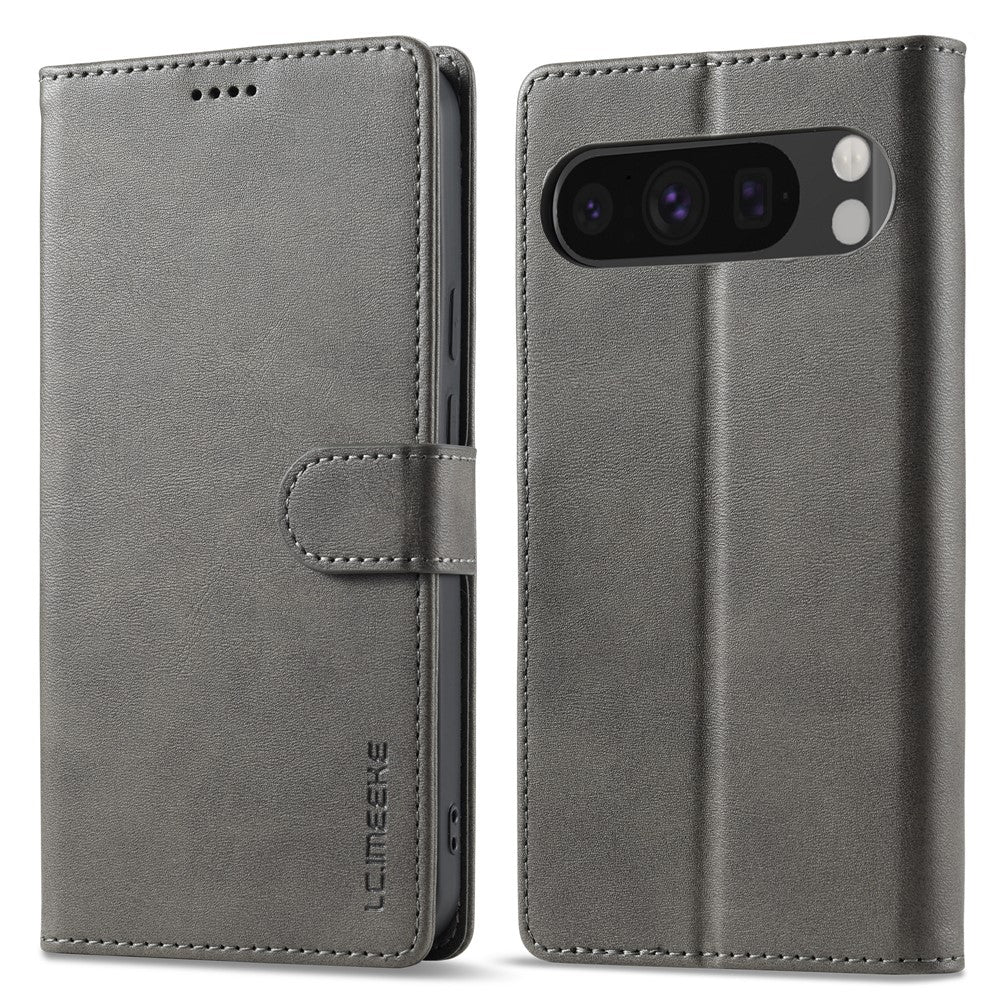 LC.IMEEKE Calf Texture PU Leather Wallet Case - For Google Pixel 10 Pro XL
