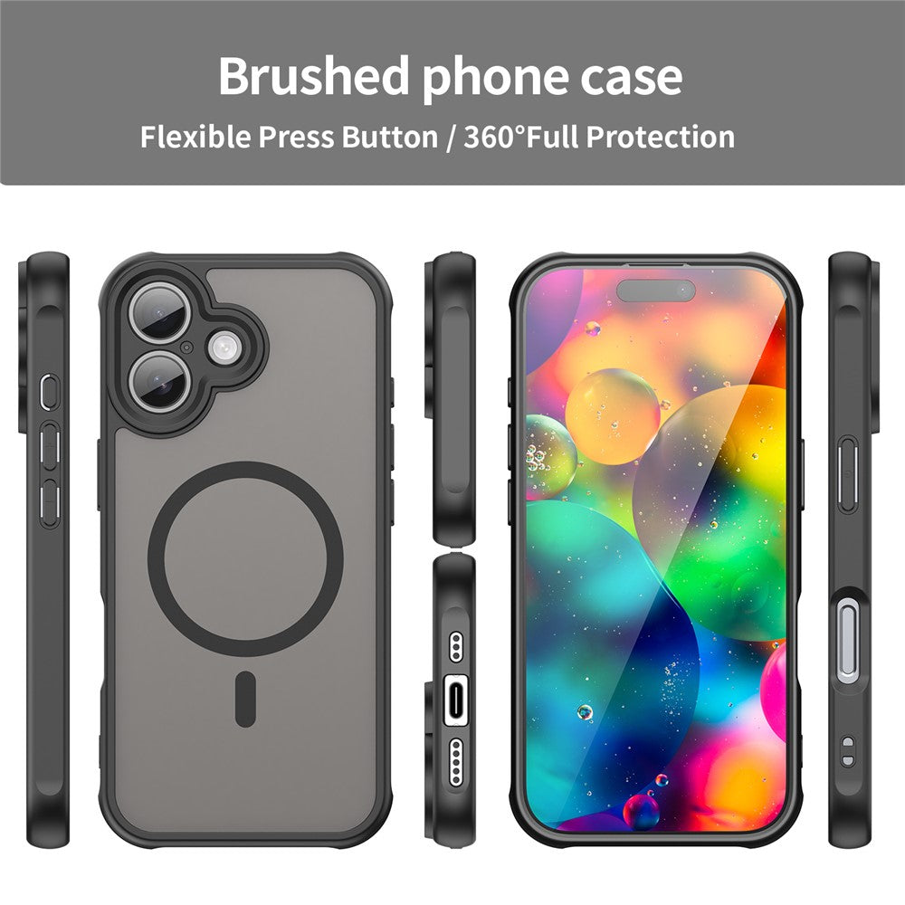 PC + TPU Matte Case Compatible with MagSafe - For iPhone 17