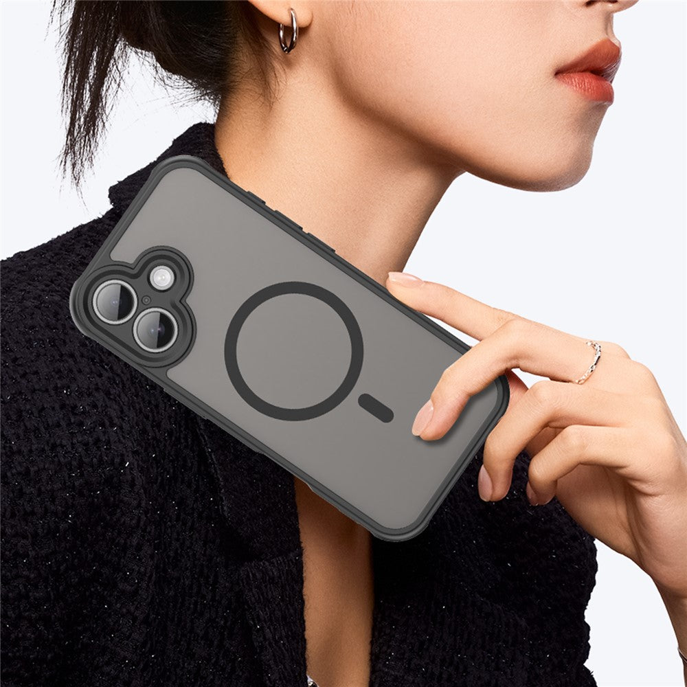 PC + TPU Matte Case Compatible with MagSafe - For iPhone 17